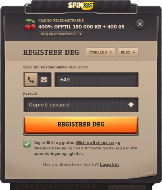Registrering  
